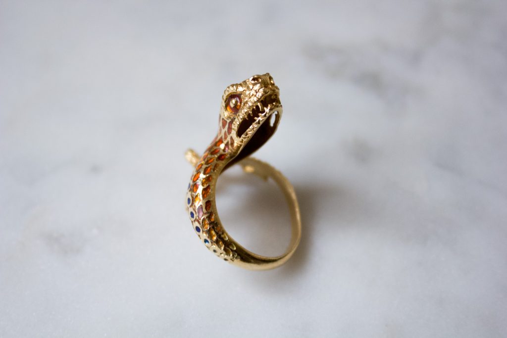 The Most Serendipitous Thing That Has Ever Happened to Me, snake ring