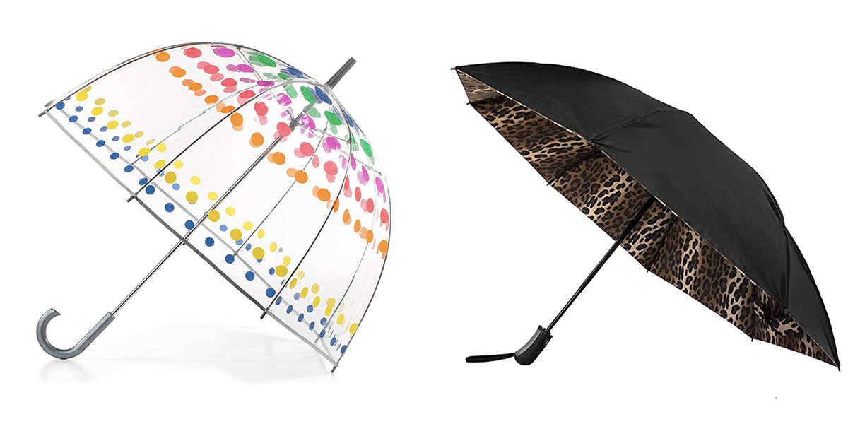 Waiting for summer - bubble umbrellas and leopard umbrellas