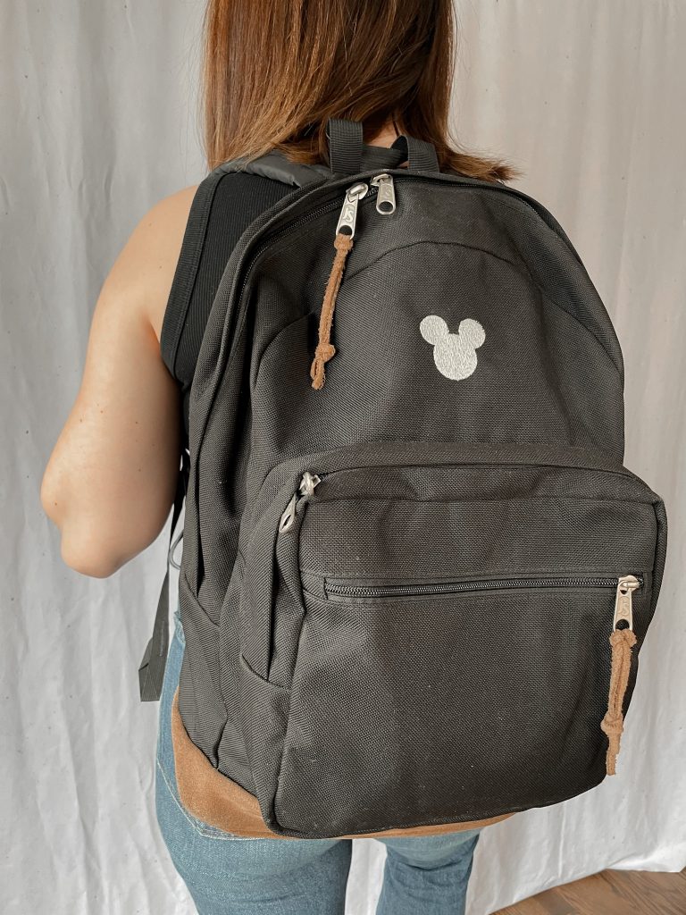 Jansport Backpack as a diaper bag. The Harper Girls.