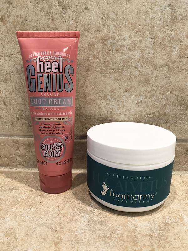 Pedicure foot creams
