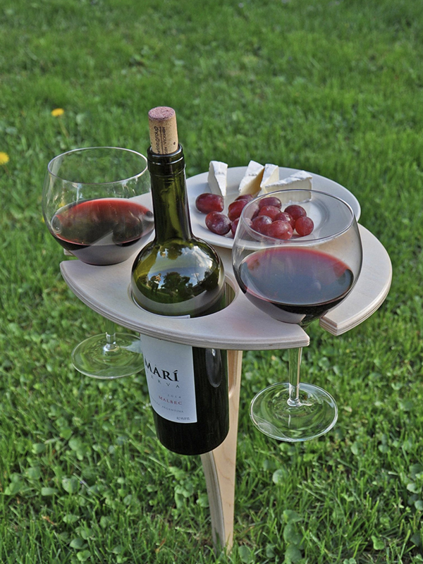 Folding wine table etsy.com. Mother's Day Gift Guide
