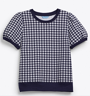 Draper James Gingham Sweatshirt