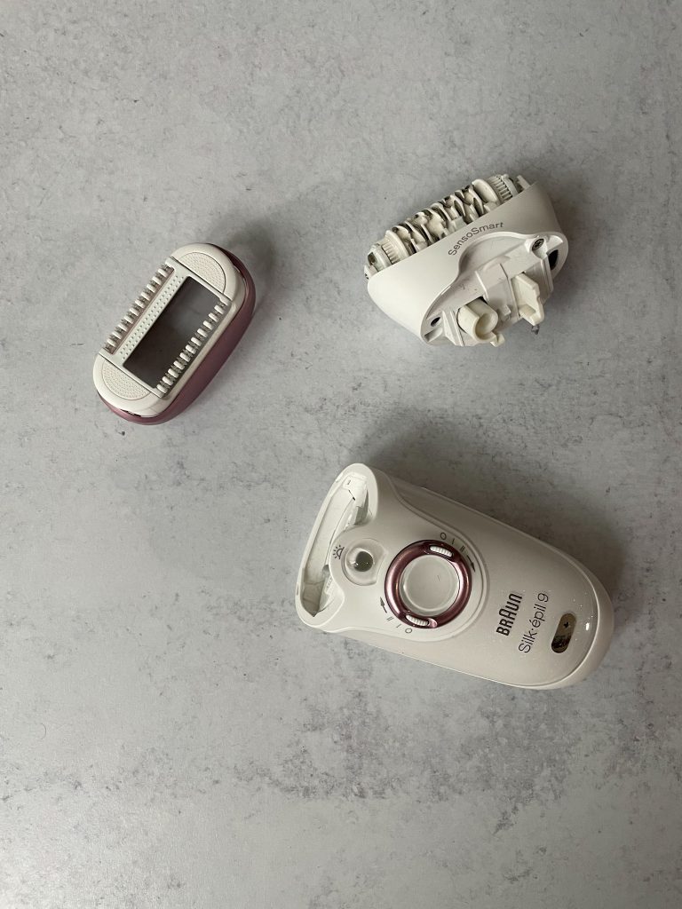 Braun Silk-Epil 9, how to use an epilator