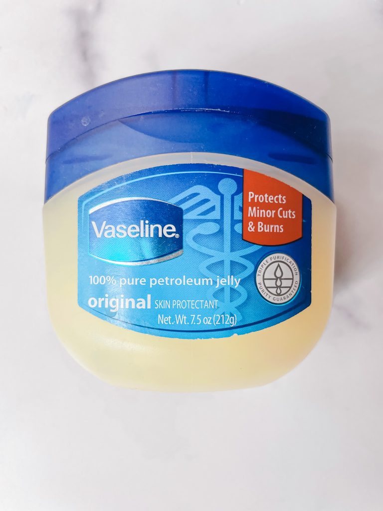 vaseline on my face