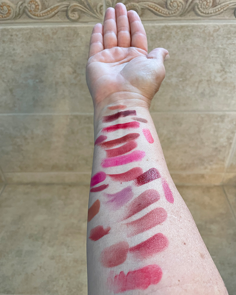 Pre-Pandemic Lipstick; Arm Test