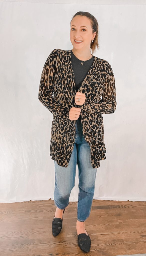 Halogen Leopard Duster