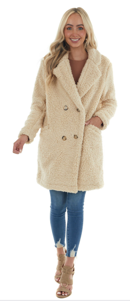 Fall Jackets - Cozy Sherpa Jacket Limelush Boutique