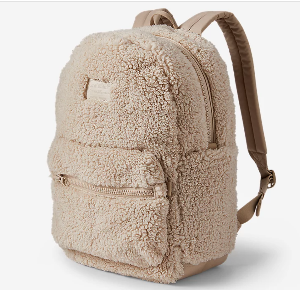 Shearling Backpack gifts for teens