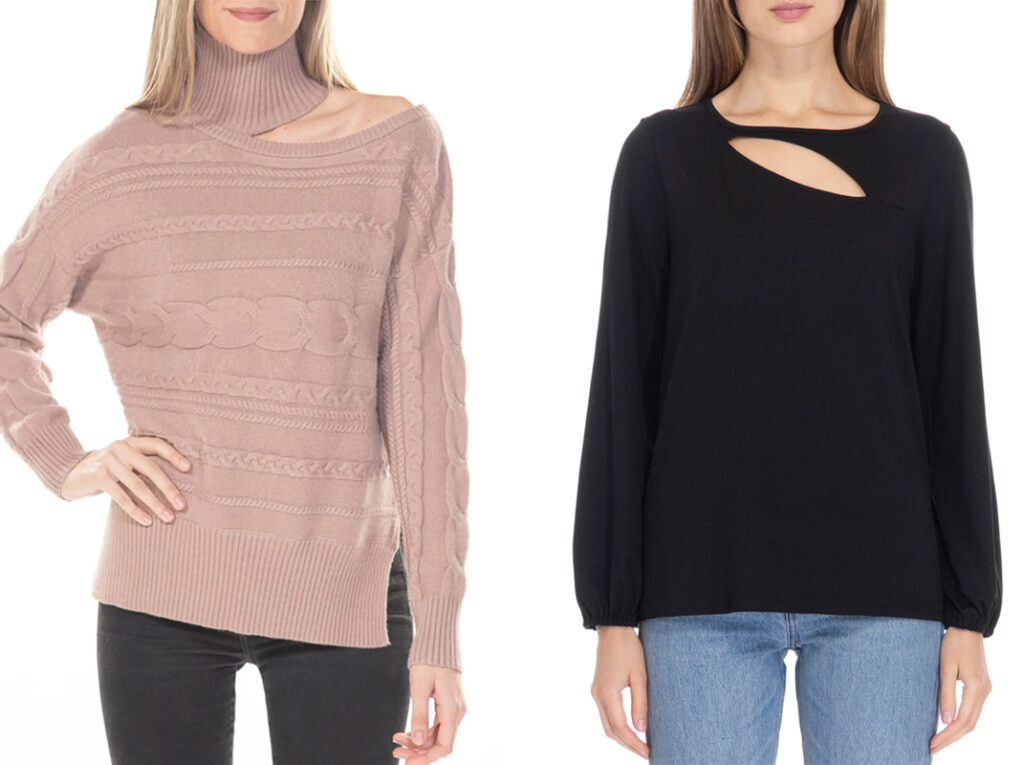 New Year's Eve outfits Cutout tops