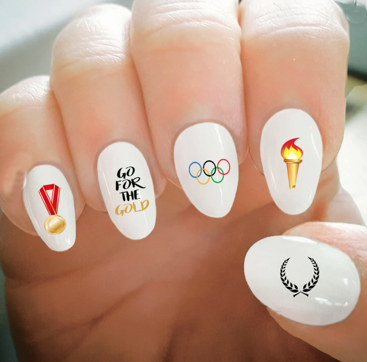 Olympic nail decals