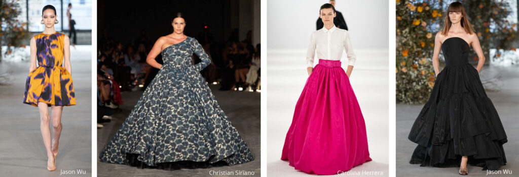 new york fashion week full skirts
