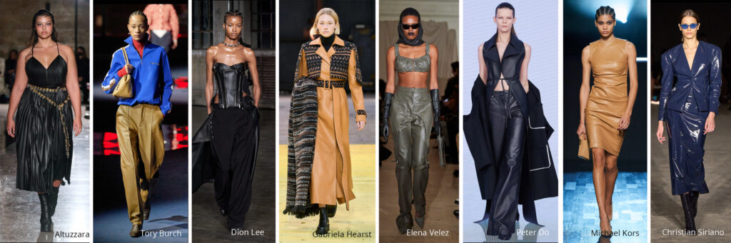 leather for fall winter 2022