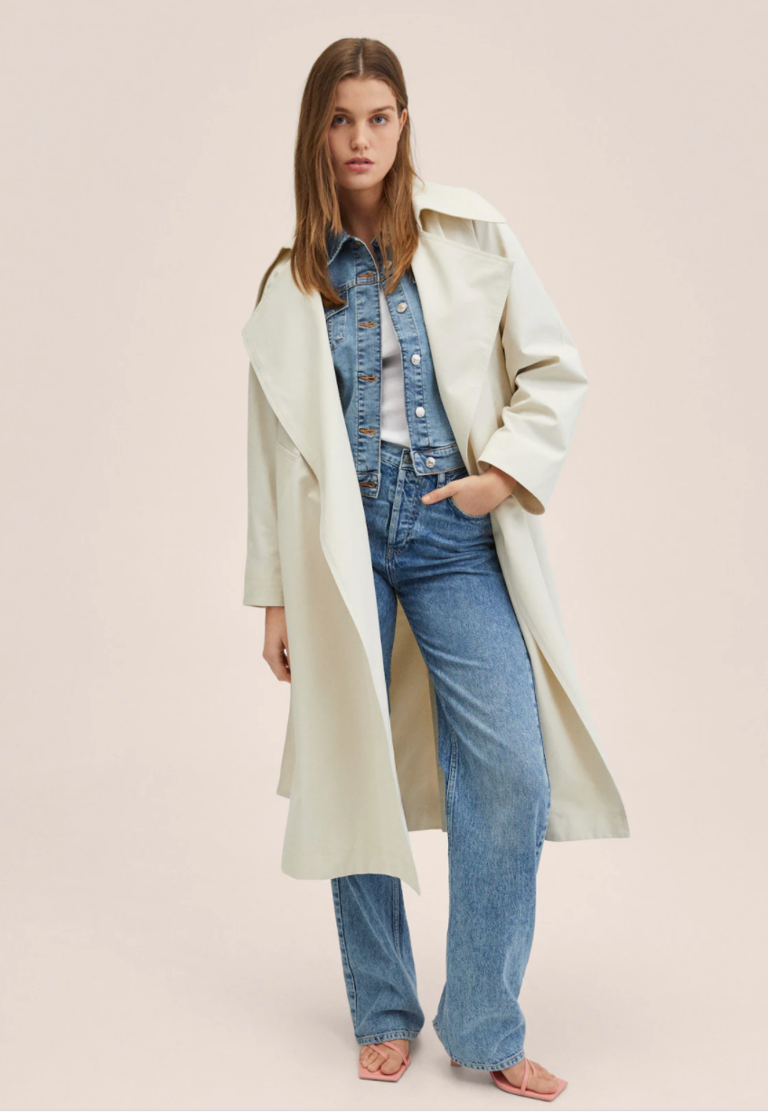 oversized trench coat