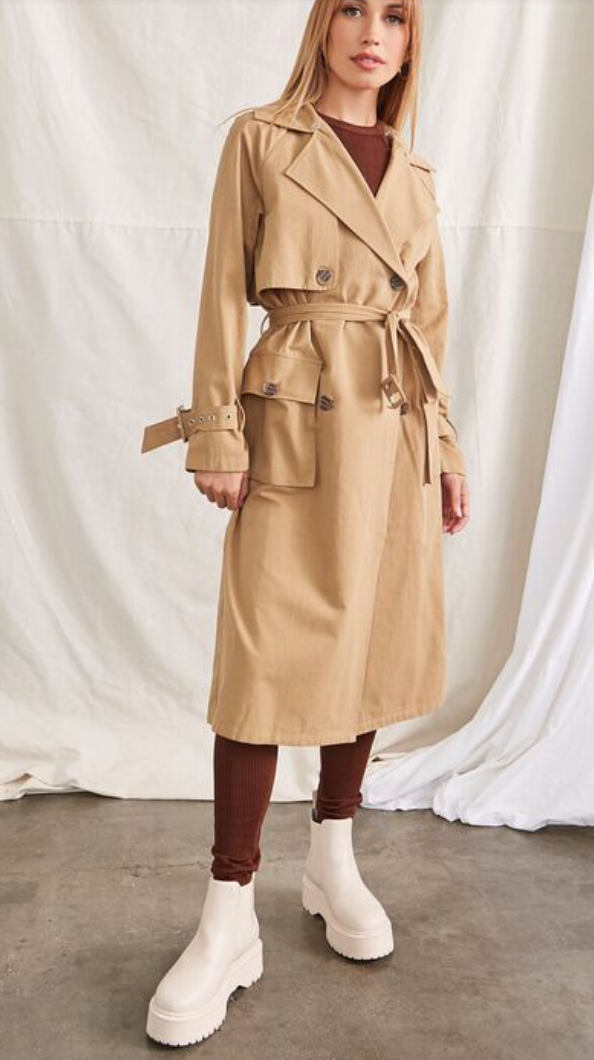 oversized trench coat