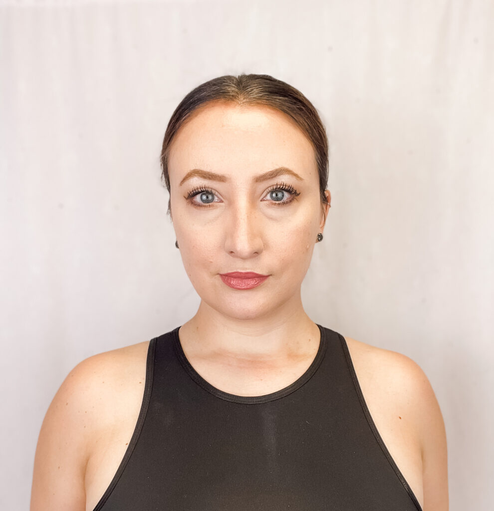 bronzer vs. contour no makeup