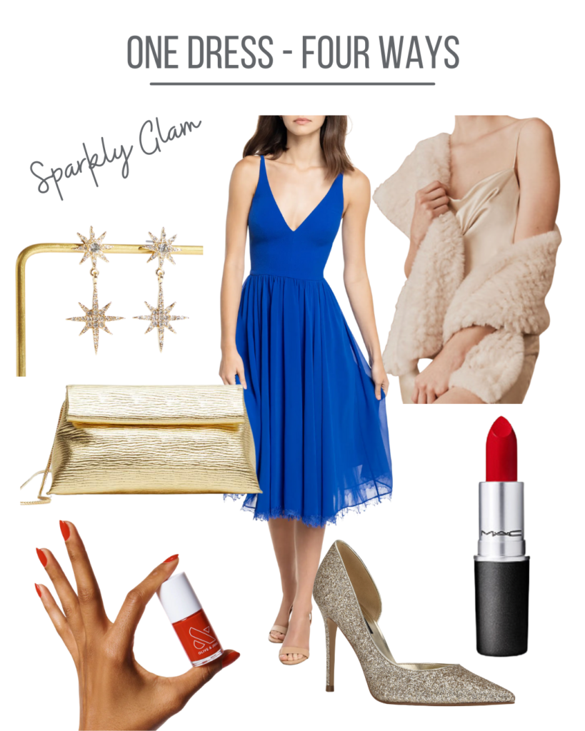 Wedding guest dresses glam