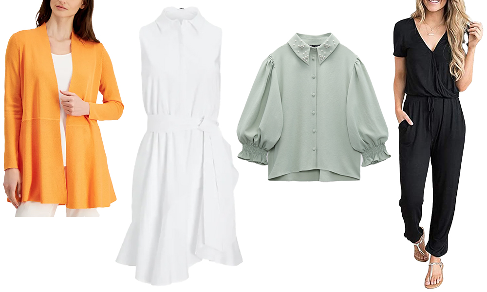 Collage of outfits for the Harper Girls "How to Wear It at any Age Volume 10"