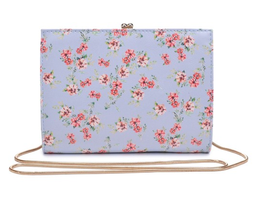 Cherry Blossom Periwinkle handbag