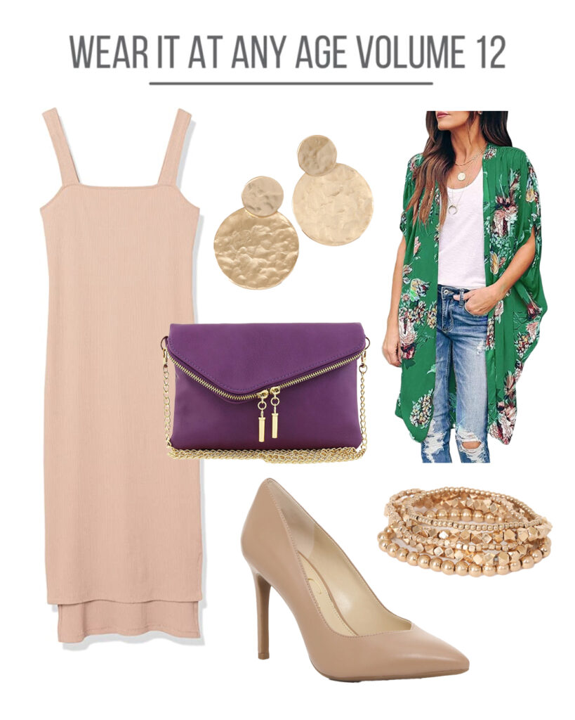 How To Wear it at Any Age Green Kimono