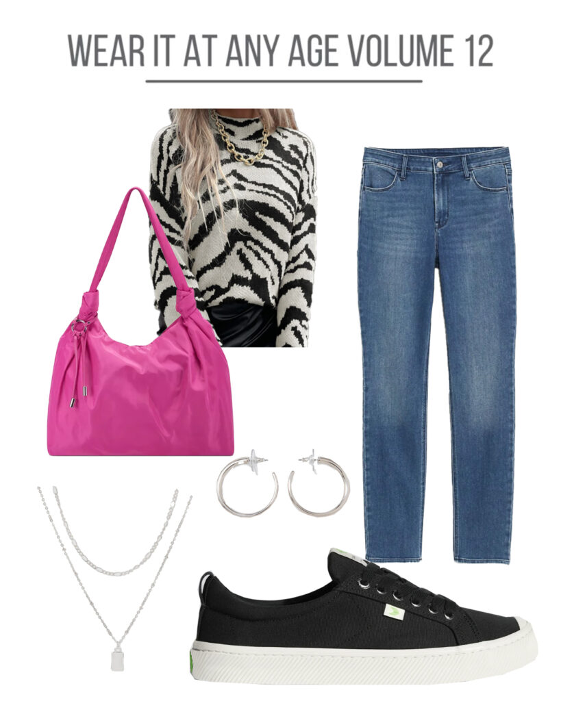 Zebra Sweater Collage