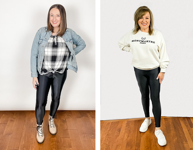 Gym style looks on The Harper Girls