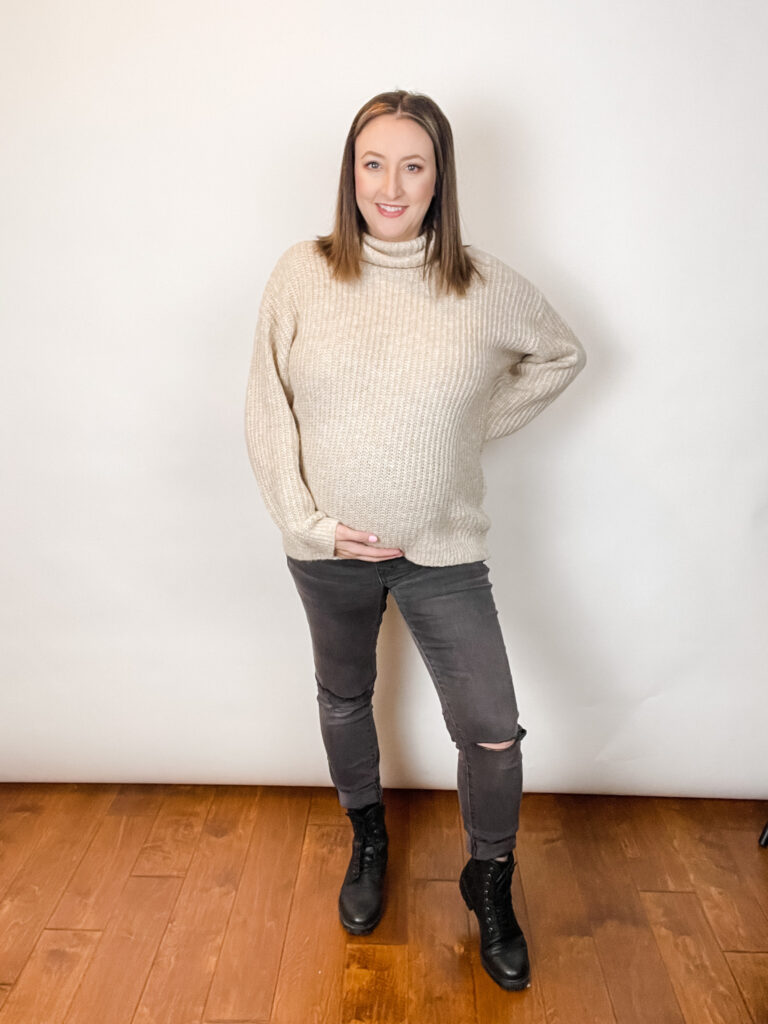 black maternity pants