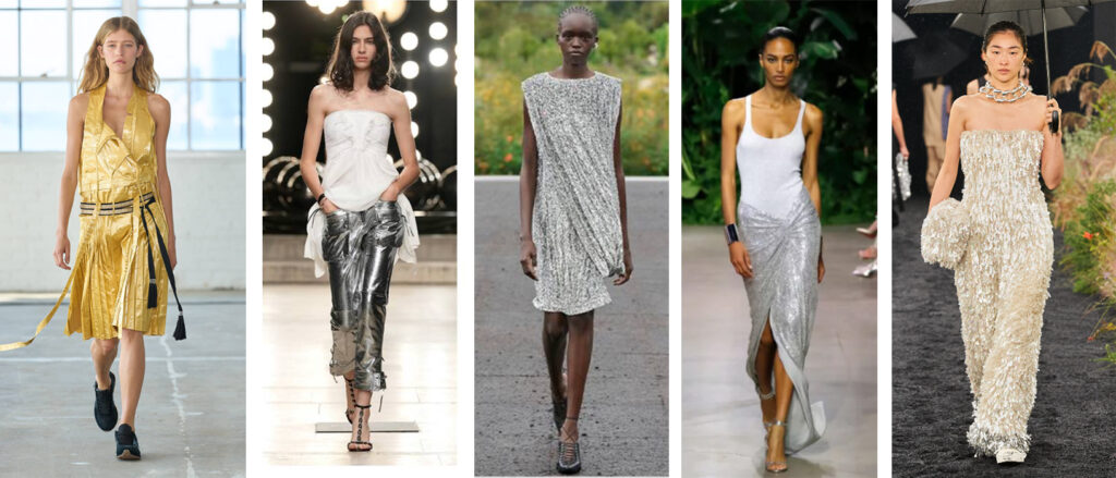 Metallics and Sequins trend