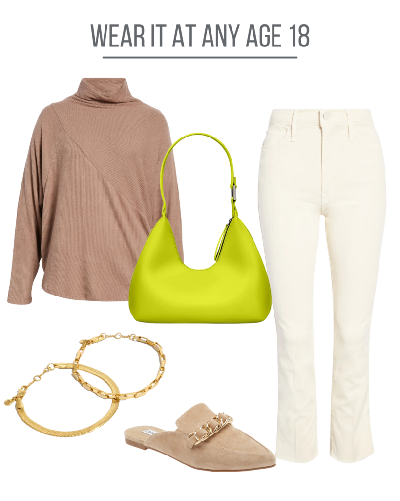 How to wear a neon green purse at any age