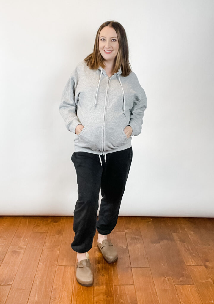 Amazon favorites - hoodie and clogs