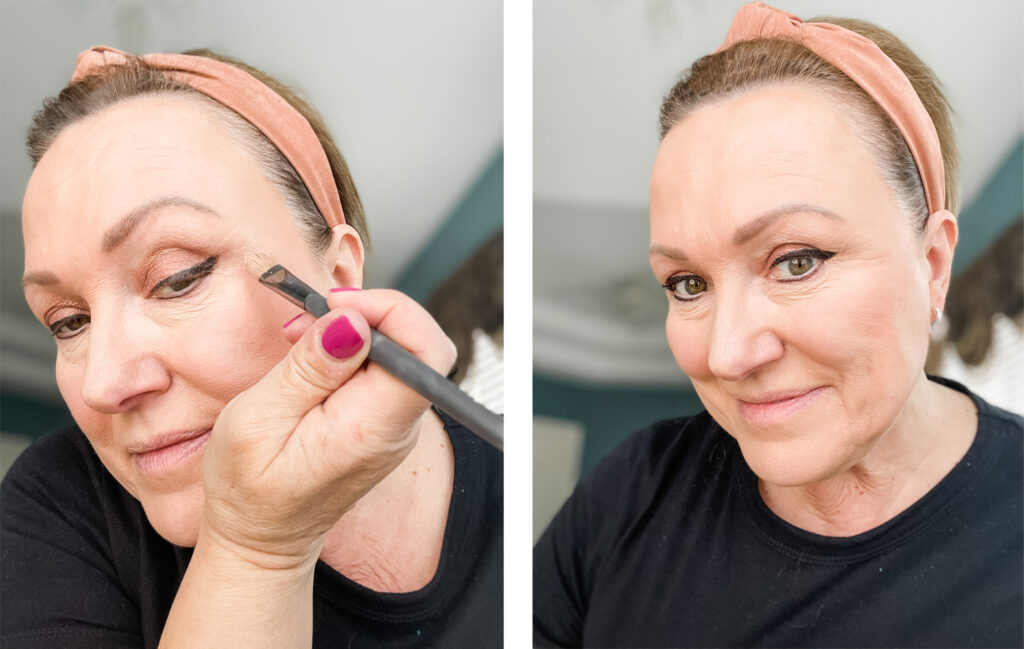 fixing up wing eyeliner