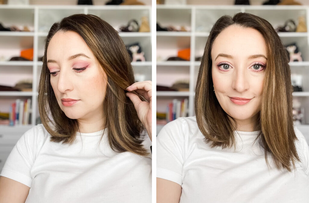 Harper Girls wearing colorful eyeshadow