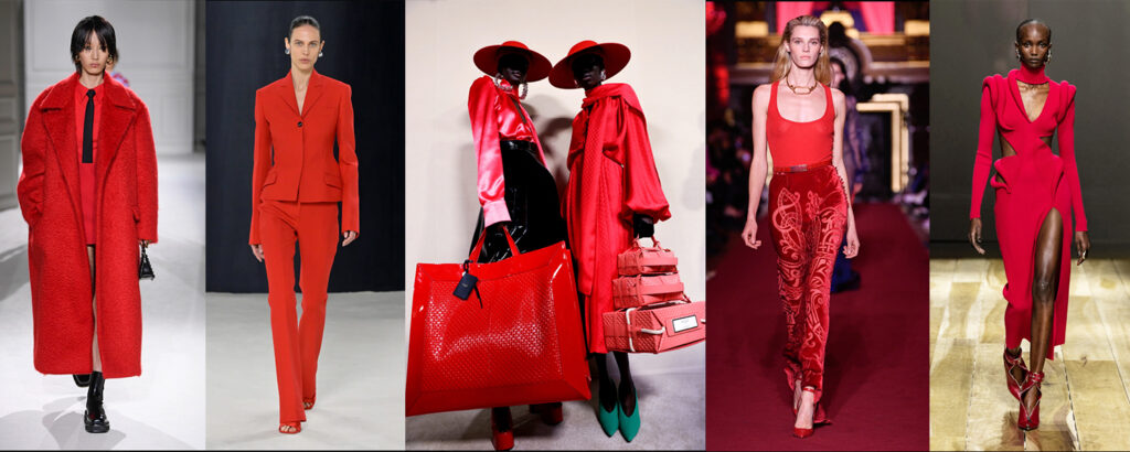 trends for fall/winter 2023 red