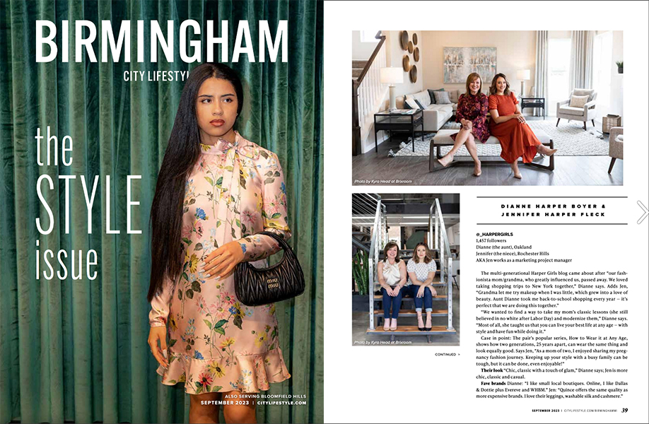 The Harper Girls in Birmingham City Lifestyle Magazine