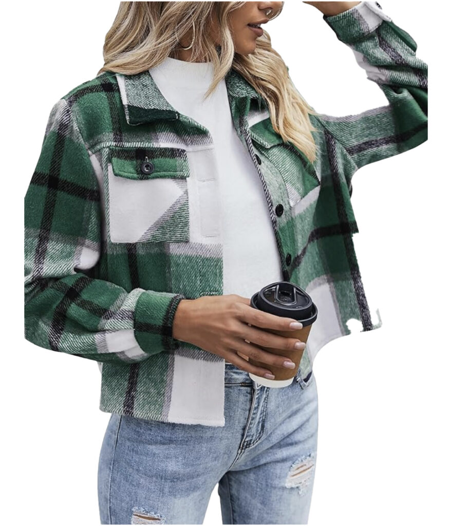 holiday fashion shacket