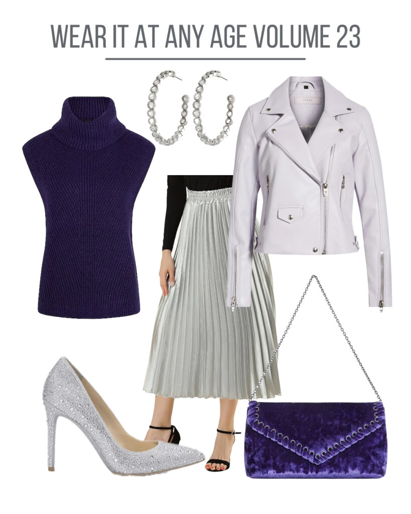 Metallic Skirt At Any Age