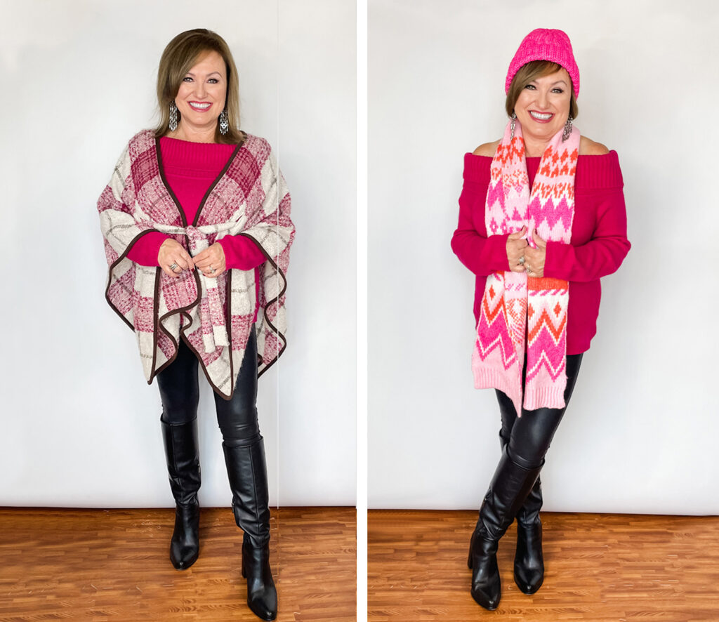 Off the Shoulder sweater styling ideas