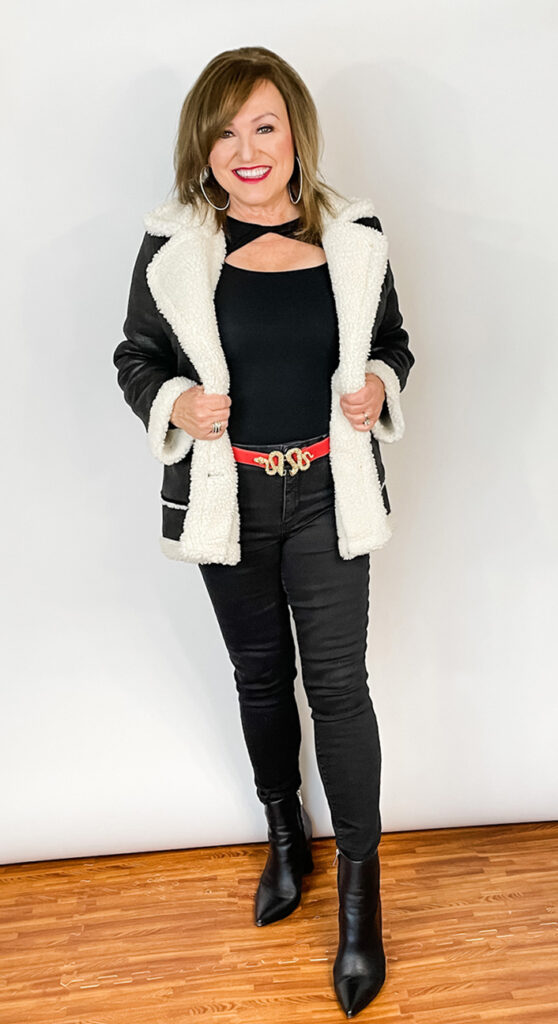 How to Wear it at Any Age Sherpa Coat