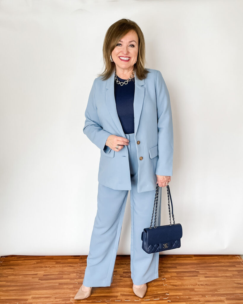 At Any Age Blue Suit