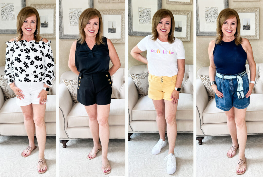 how to look great in shorts over 50